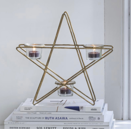 Star Triple T-Light Holder