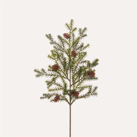 Fine Pine Spray With Cones