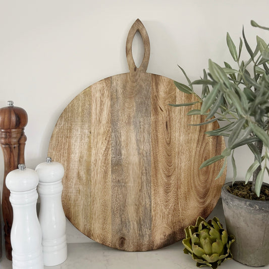 Large Natural Round Board