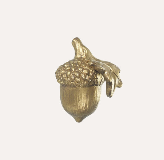 Gold Acorn Pot Hanger